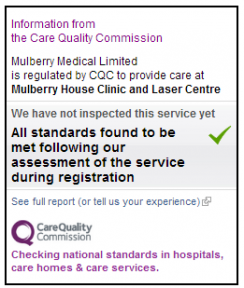 CQC Registered Clinic